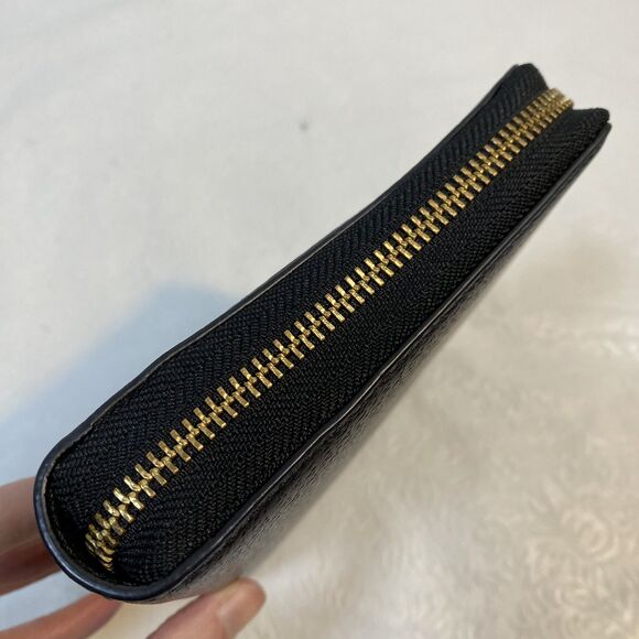 Kate Spade Black Leather 6 Ring Personal Organizer Planner - Picture 7 of 16